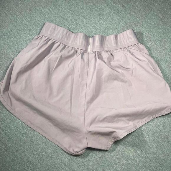 Gymshark Women's nonslip Light Purple Sports Workout Shorts - Picture 3 of 9